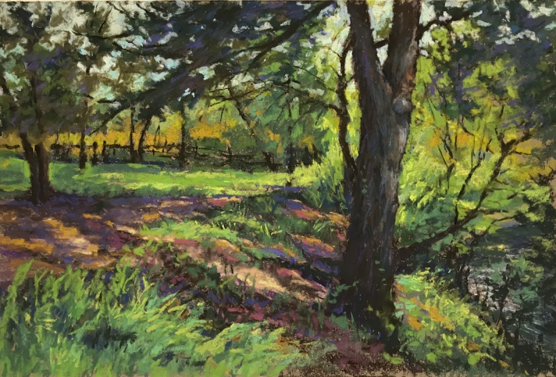 Trail to the Salt Lick by artist Mike Etie